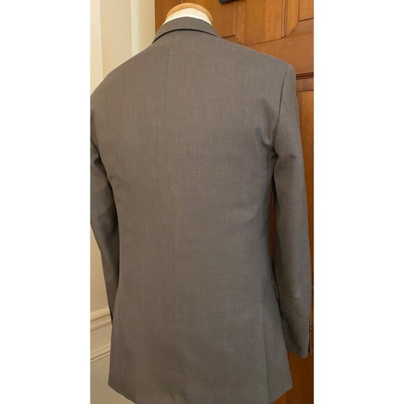 Nautica Slim Fit Sport Coat Mens 38L Mid-Brown/Taupe Two-Button Jacket Blazer - Picture 4 of 16